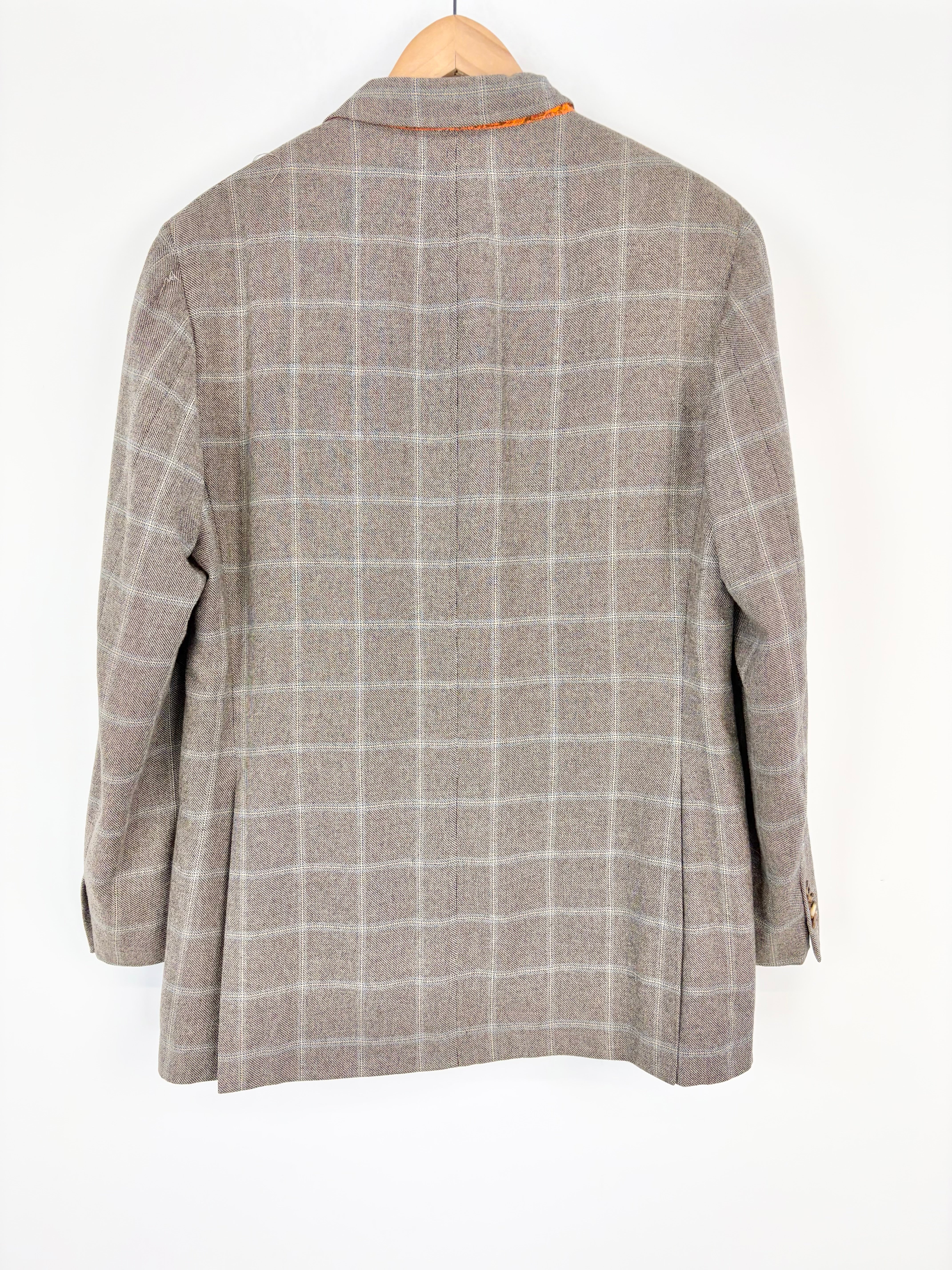 Etro Milano 'Briseide' Plaid Cashmere Blazer - 50