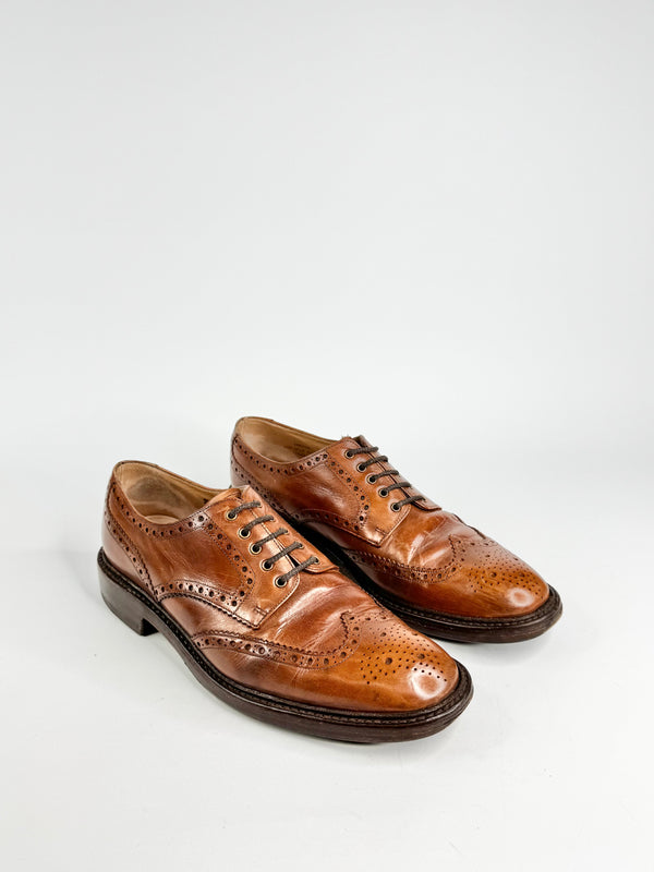 Vintage Loakes Tan Brogues - 8.5