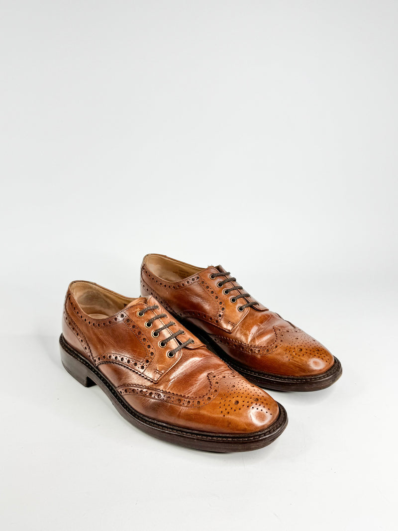 Vintage Loakes Tan Brogues - 8.5