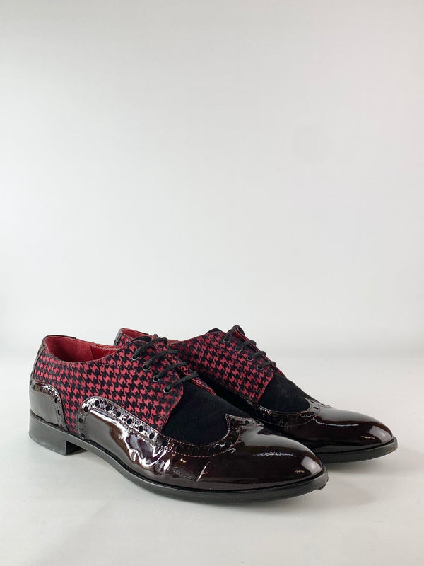Voltan Berry Patent Leather Loafers - EU38.5