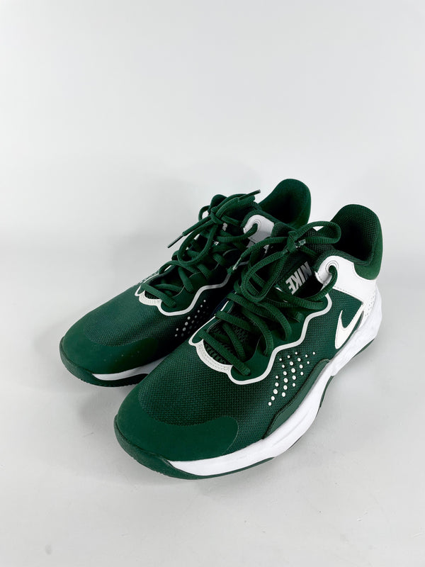 Nike Green & White Fly By Mid 3 Sneakers - 9