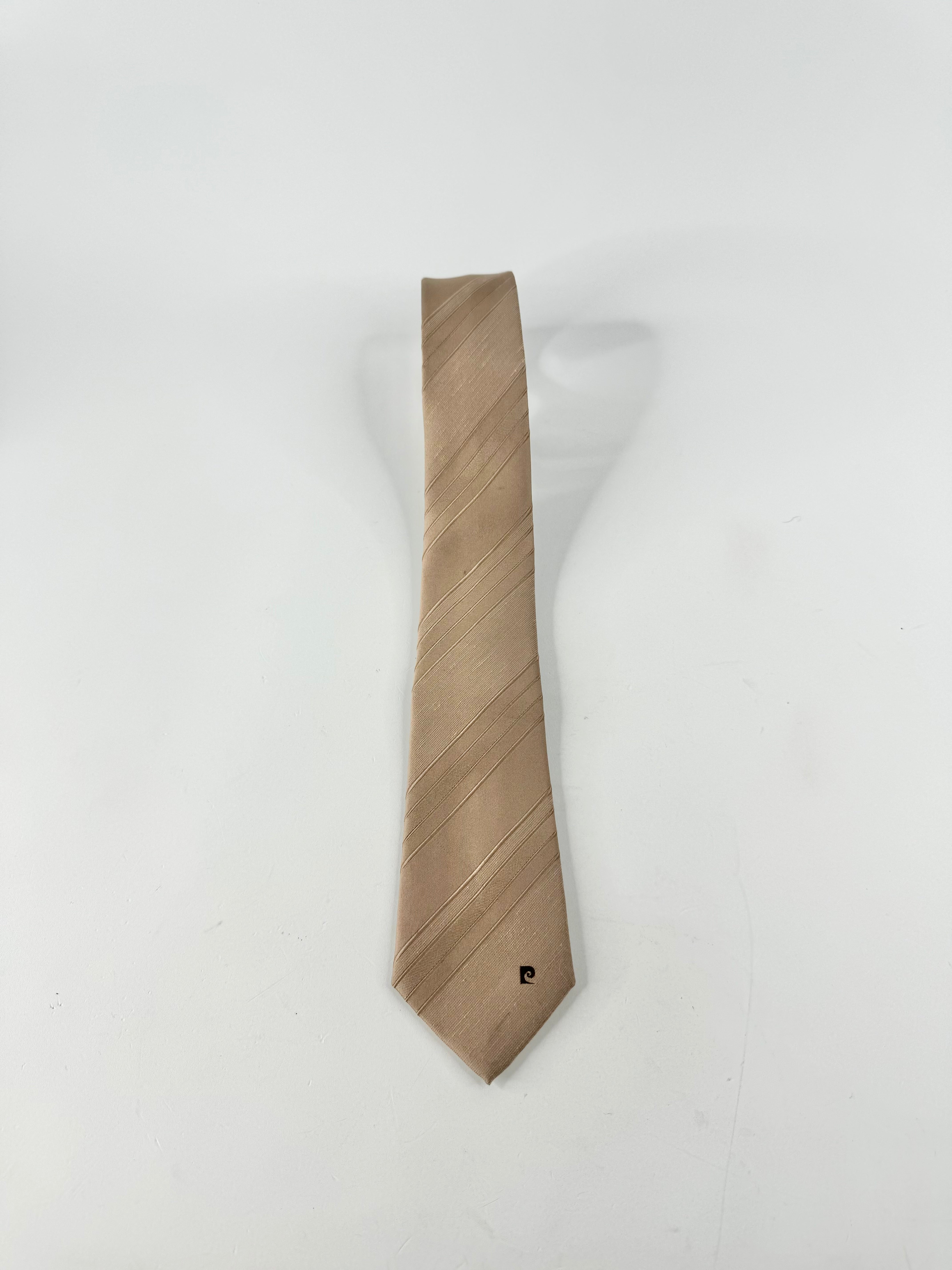 Vintage Pierre Cardin Taupe Tie