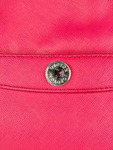 Oroton Crimson Red Leather Briefcase Bag