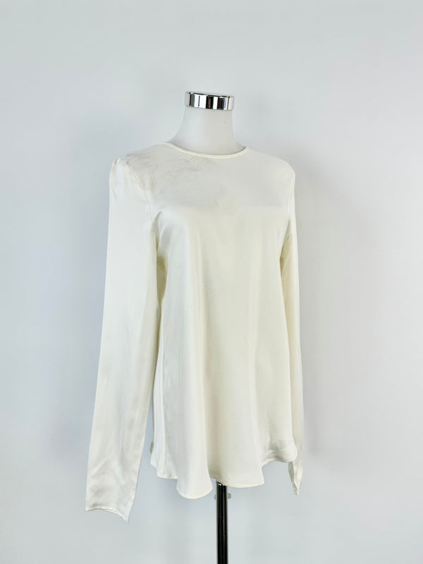 Banded Together Ivory Silk Blouse - AU10