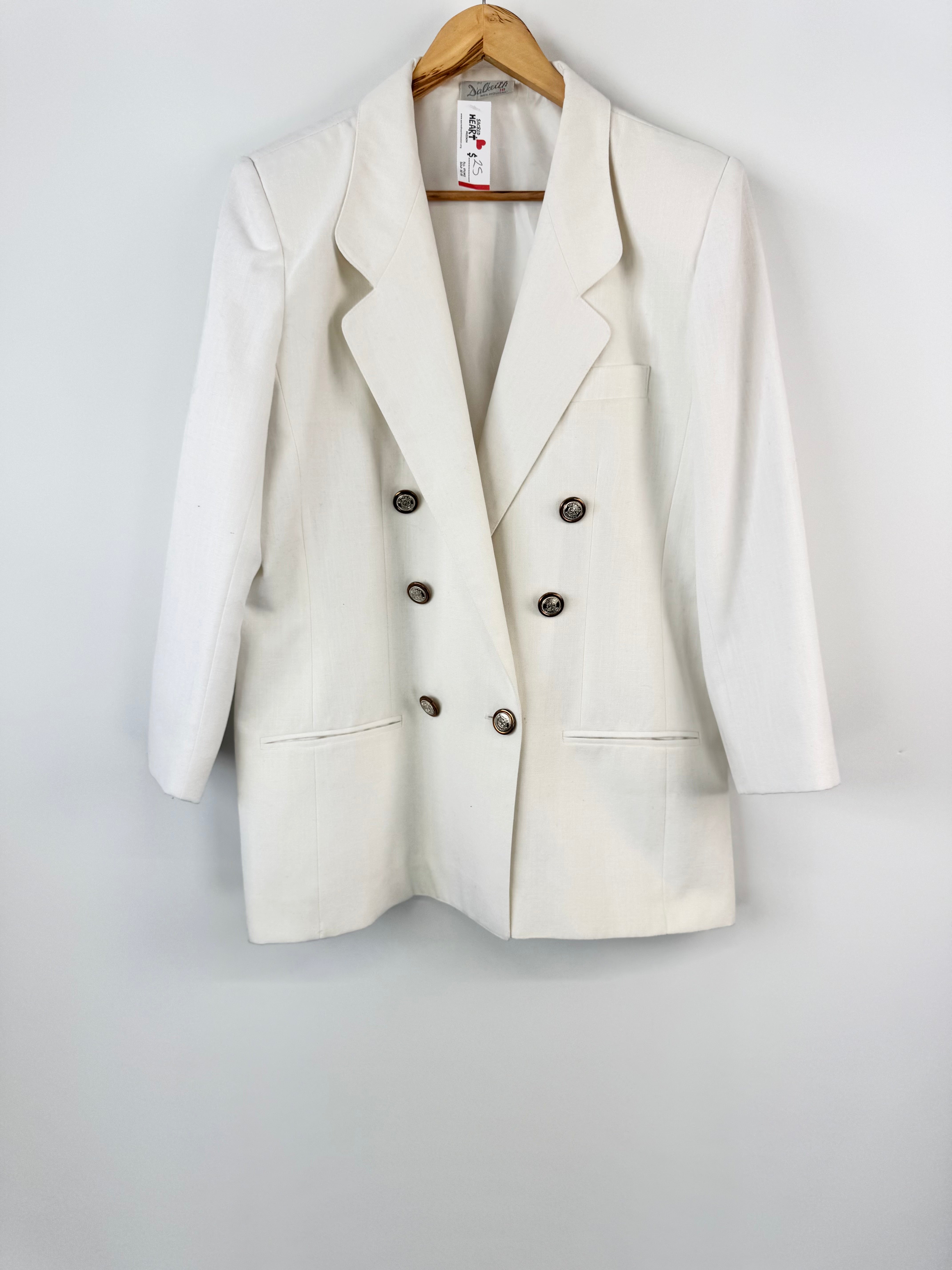 DALKEITH WHITE BLAZER - AU18