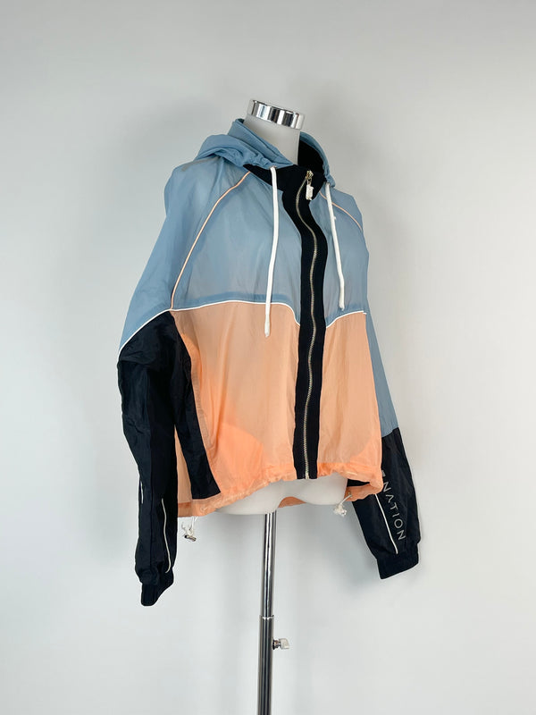 P.E Nation Light Blue Aerial Drop Jacket - AU8