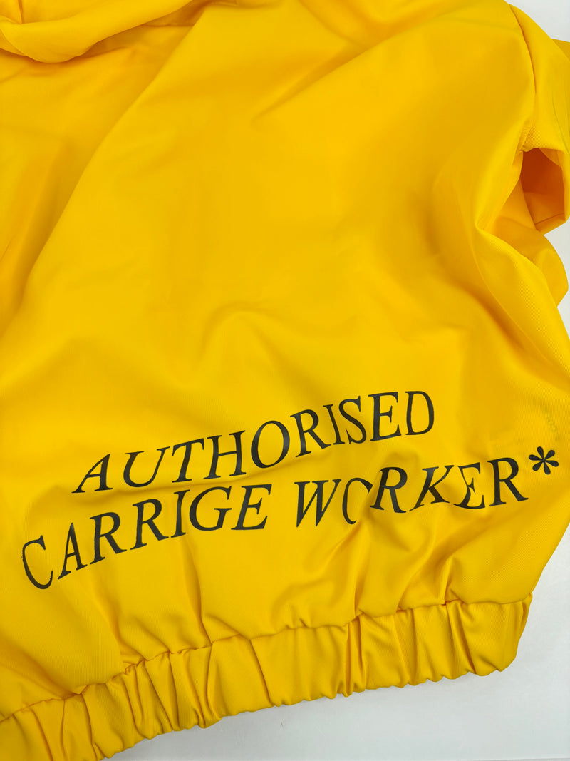 A-Cold Wall ACW Yellow Cropped Cutout Hoodie - AU8/10