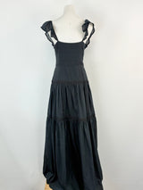 Suboo Black Layered Maxi Dress - AU8