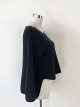 Lost in Season Black Knit Sweater - AU10