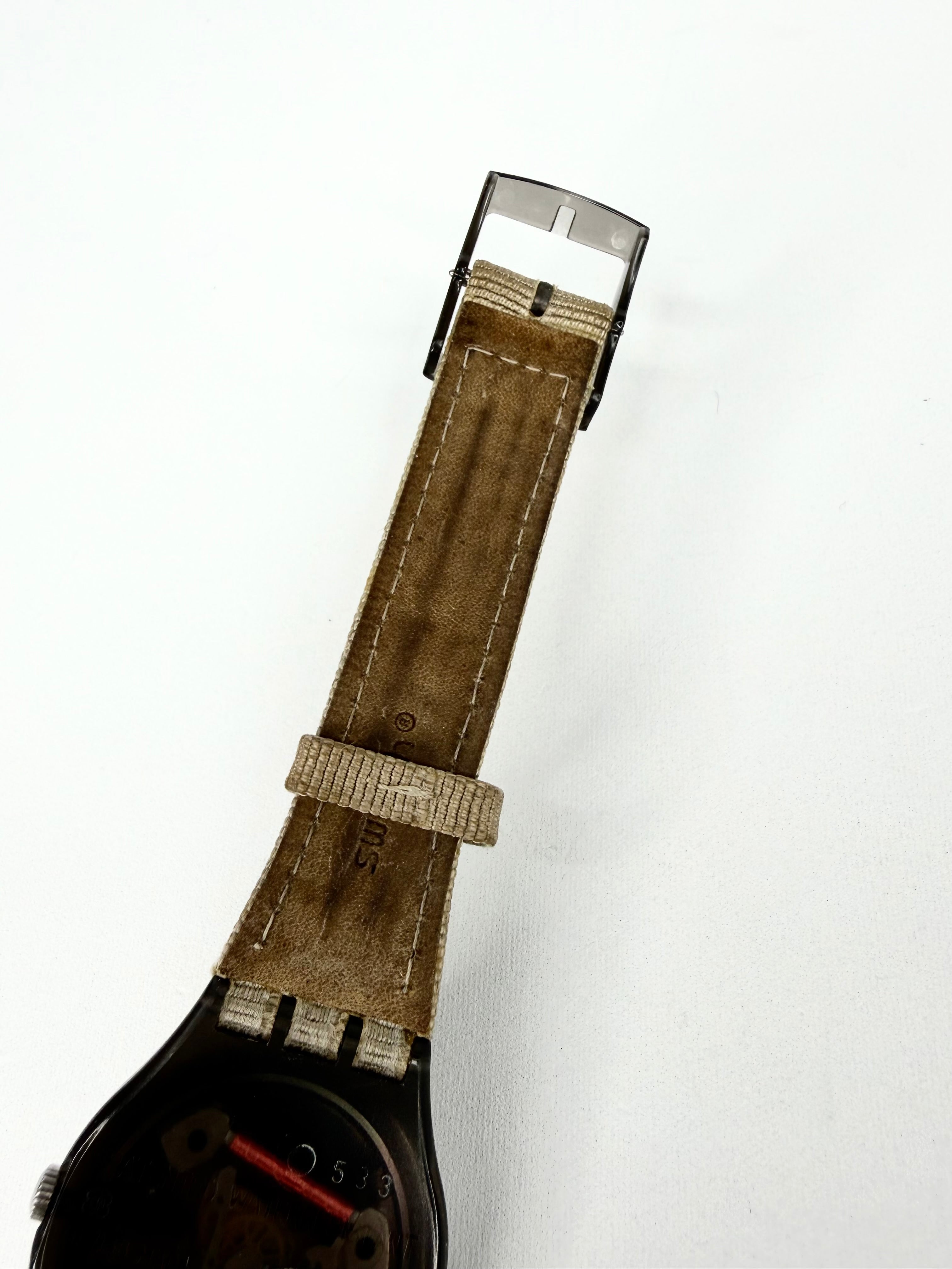 Swatch Gold Toned 'Gent Pampa's Rider' Watch