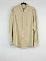 NN07 No Nationality Beige Corduroy Shirt - XXL