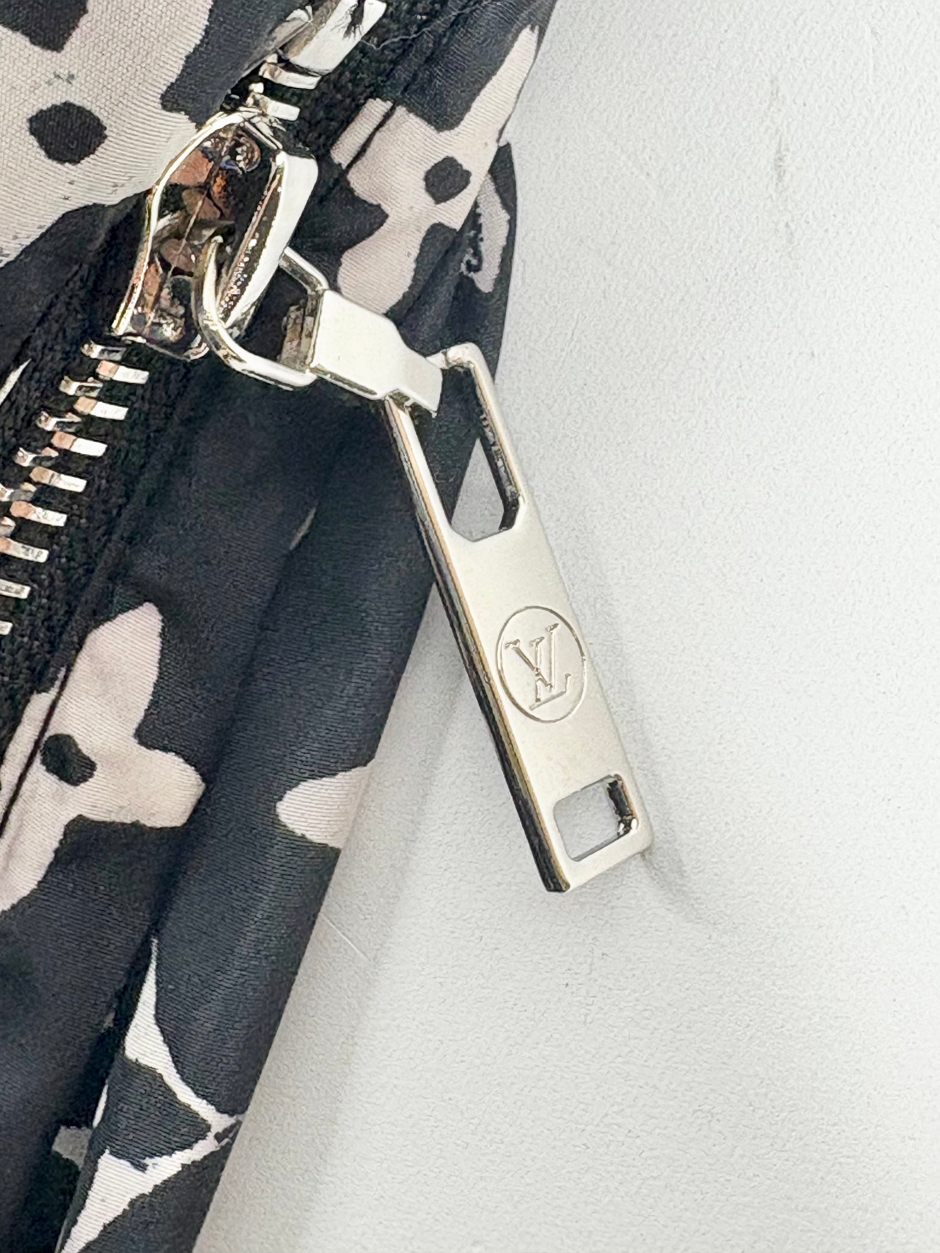 Louis Vuitton Black Synthetic Monogrammed Joggers -  AU4/6