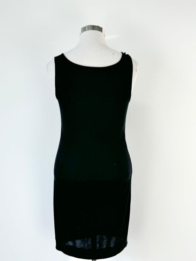 Karl Lagerfeld Black 'K' Ruffle Dress - AU10