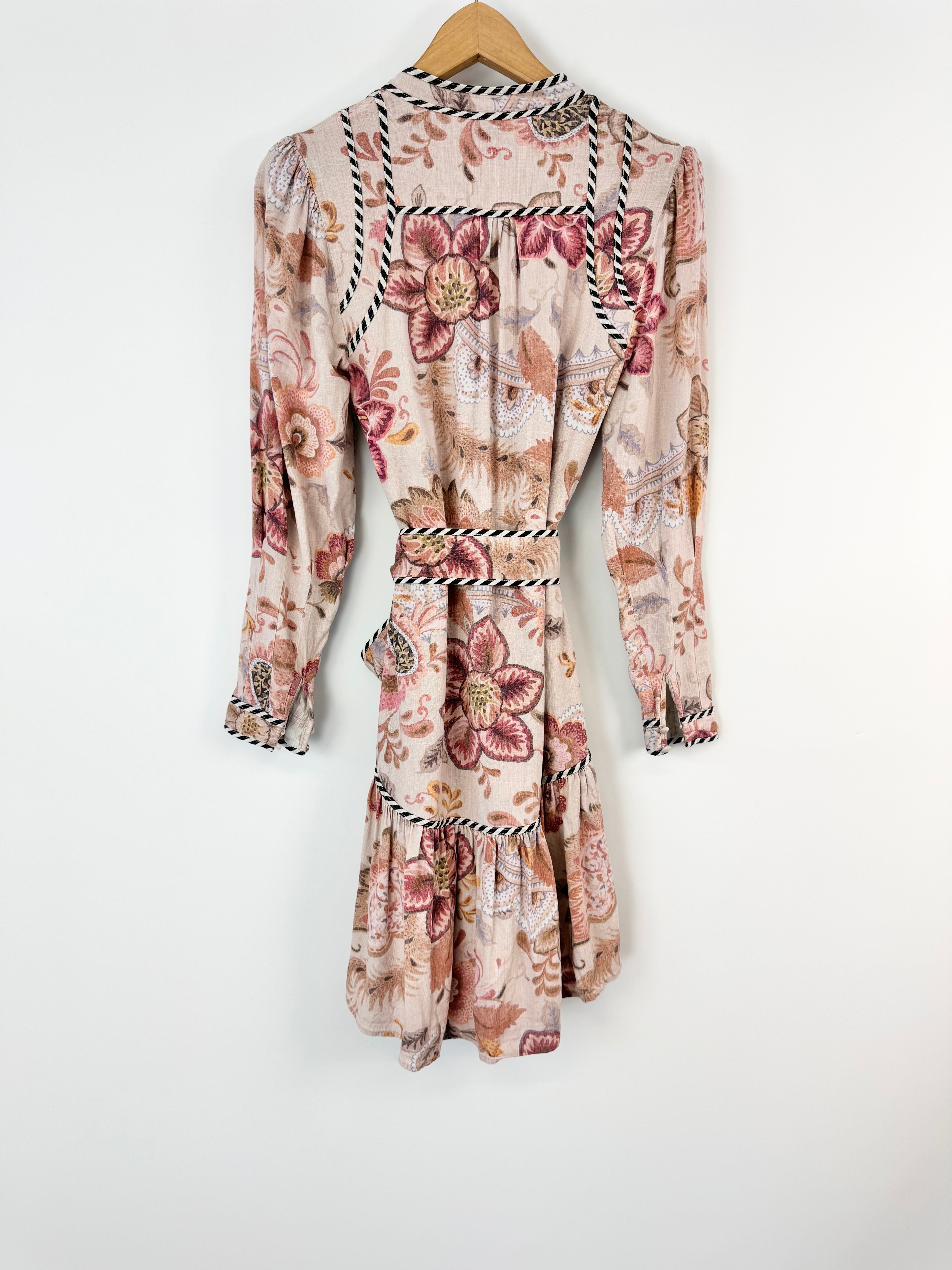 Once/Was Pink Floral Midi Dress - AU8