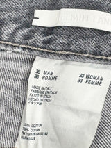Helmut Lang Washout Dark Blue Straight-Leg Denim Jeans - W36