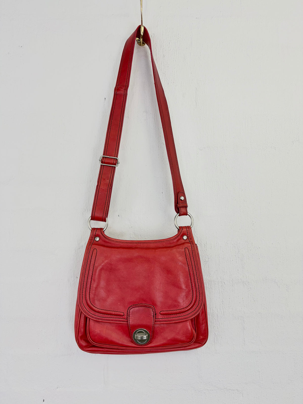 Oroton Muted Red Cross Body Bag