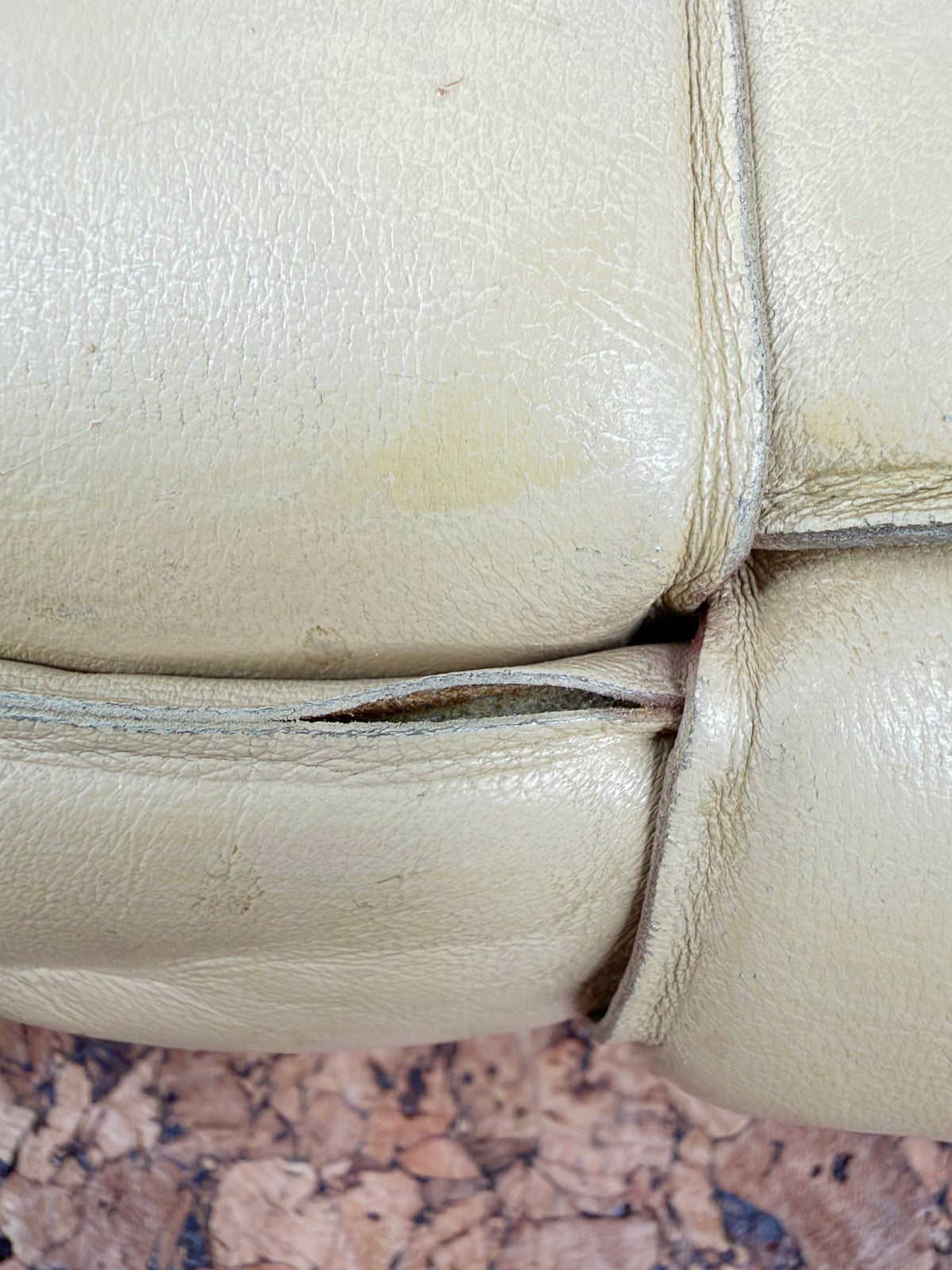 Bottega Veneta Chain Cassette Bag in Porridge & Gold