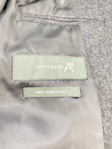 Arthur Galan Grey Wool & Leather Jacket - AU8