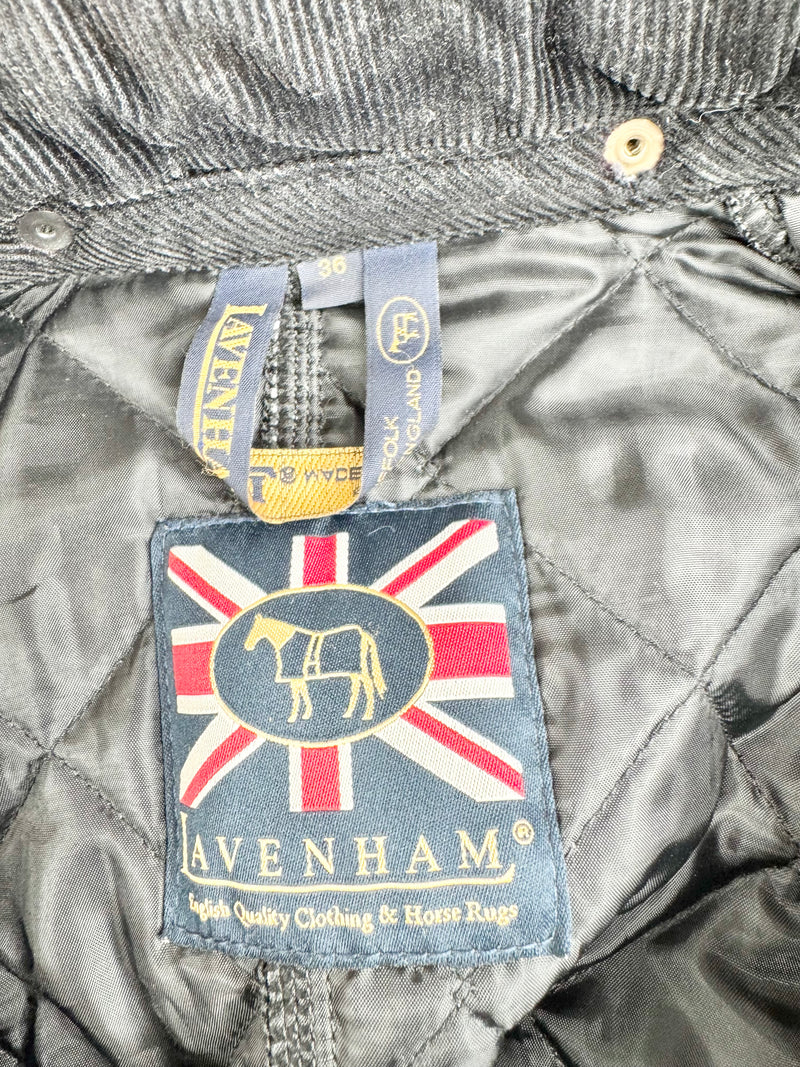 Lavenham Grey Black Quilted Coat - AU8/10