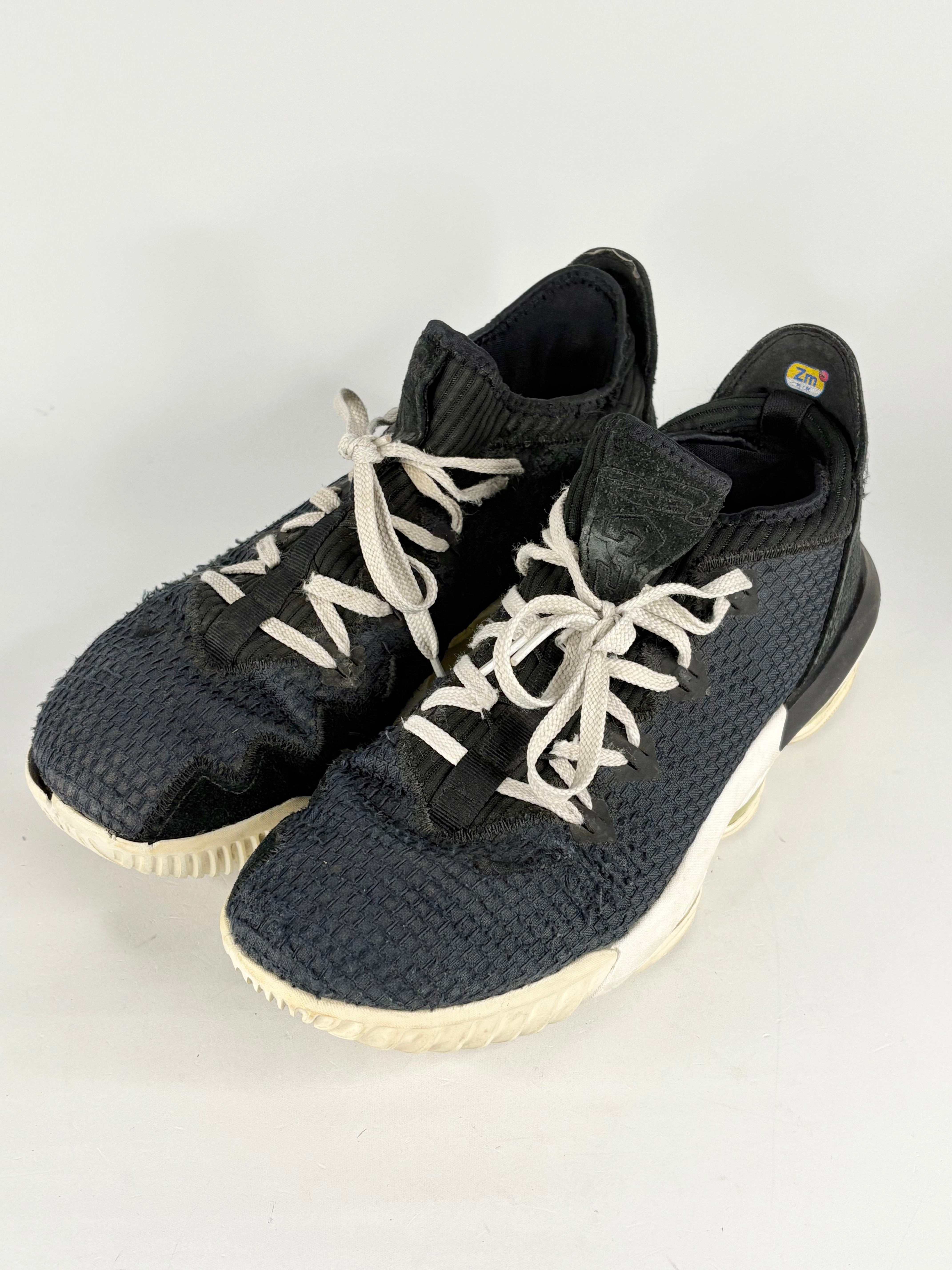 Nike LeBron 16 Black Volt Glow Sneakers - EU45