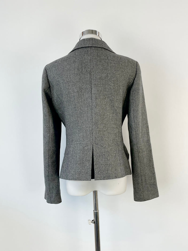 Max&Co Classics Grey Wool-Blend Blazer - AU10