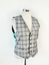 Ted Baker Grey Wool Waistcoat - 40R