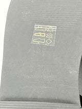 Asra Black Leather 'Sunnie' Strappy Sandals - EU40