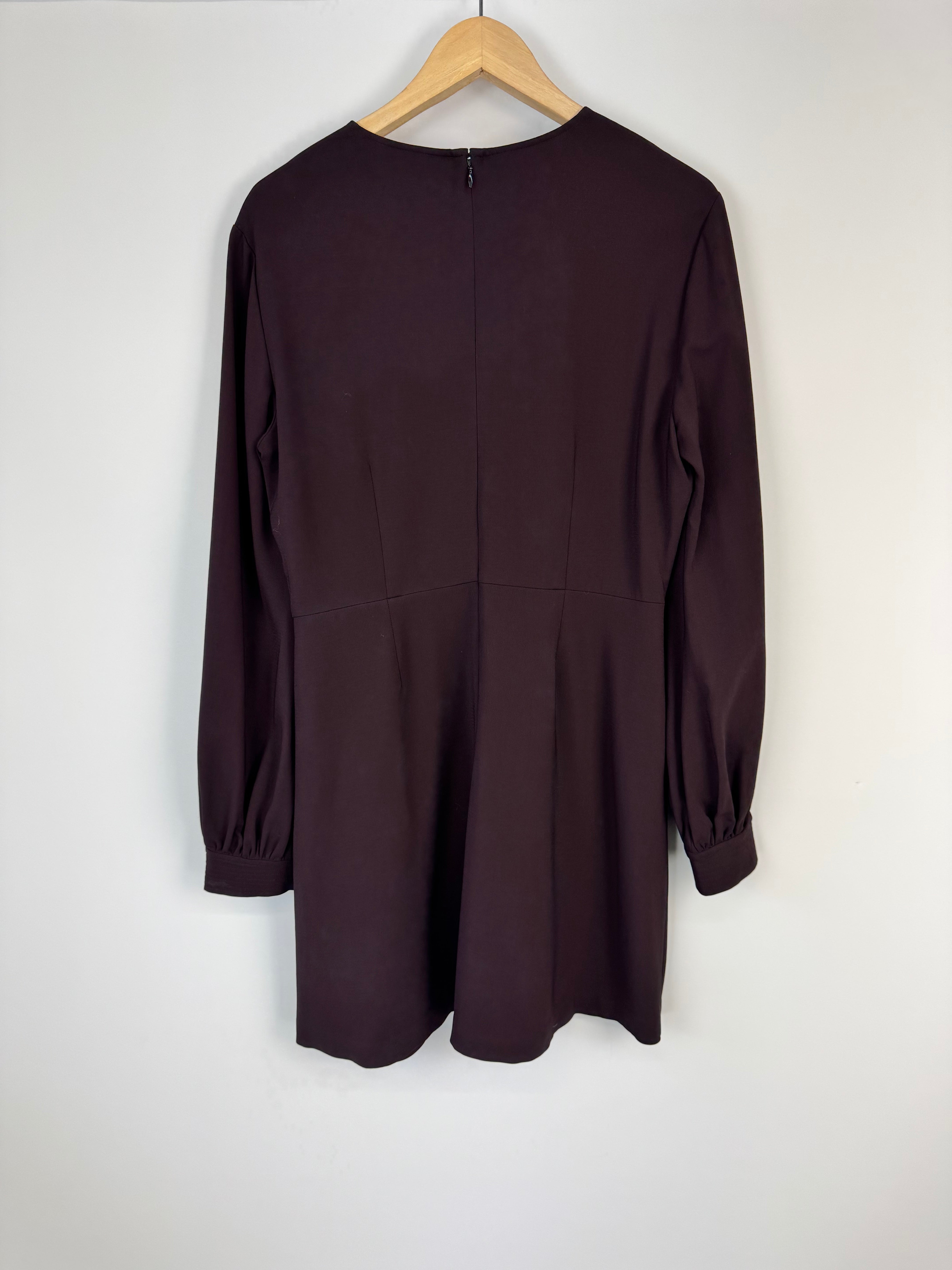 A.L.C Aubergine 'Lauren' Mini Dress - AU10