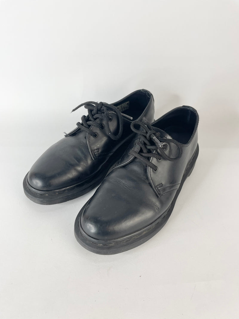 Dr. Martens Black 1461 Mono 3-Eye Shoes - EU37