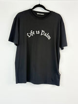 Palm Angels Fitted Black 'Life is Palm' T-Shirt - XL