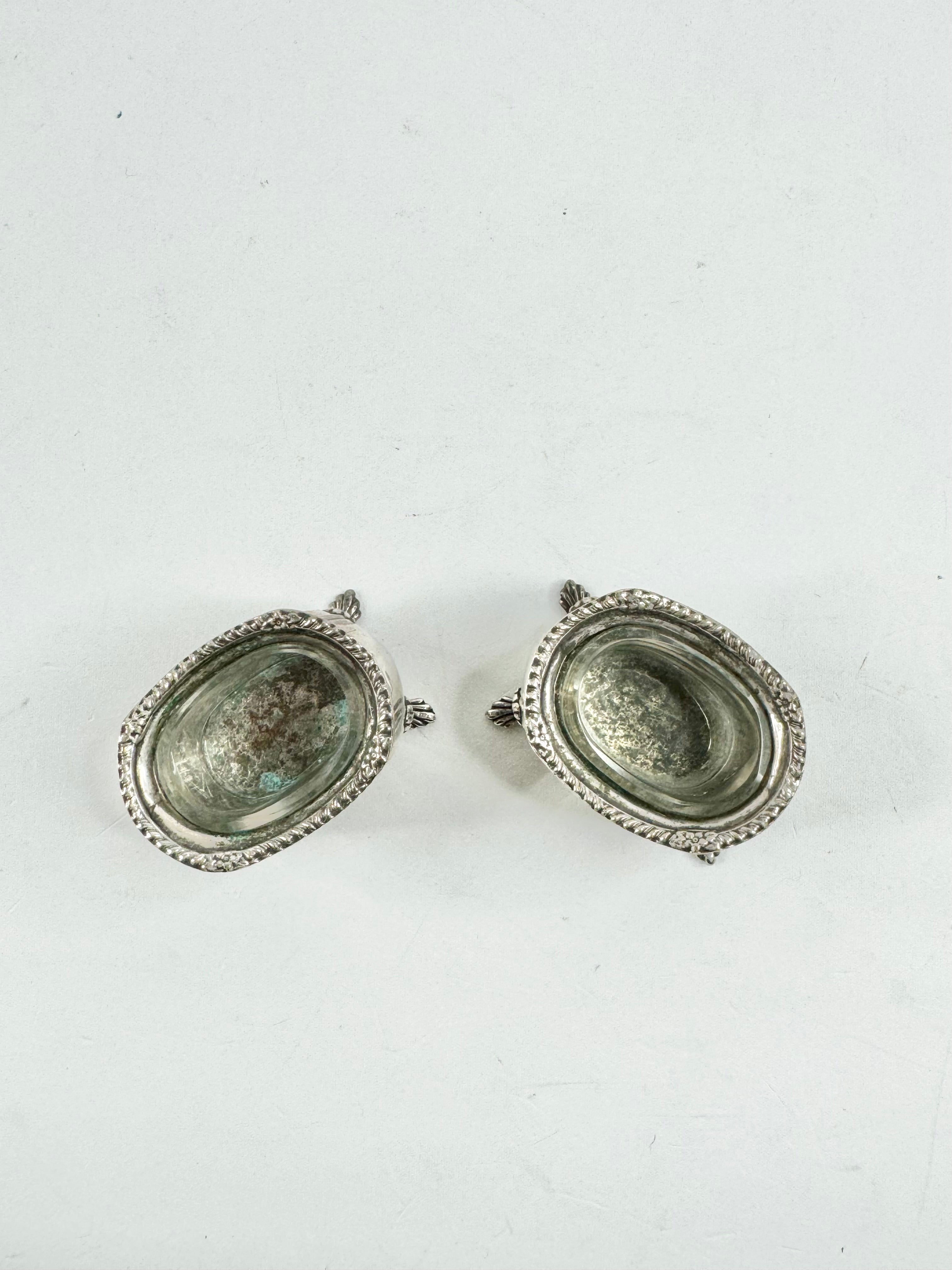 Vintage Silver-plated Salt Cellars