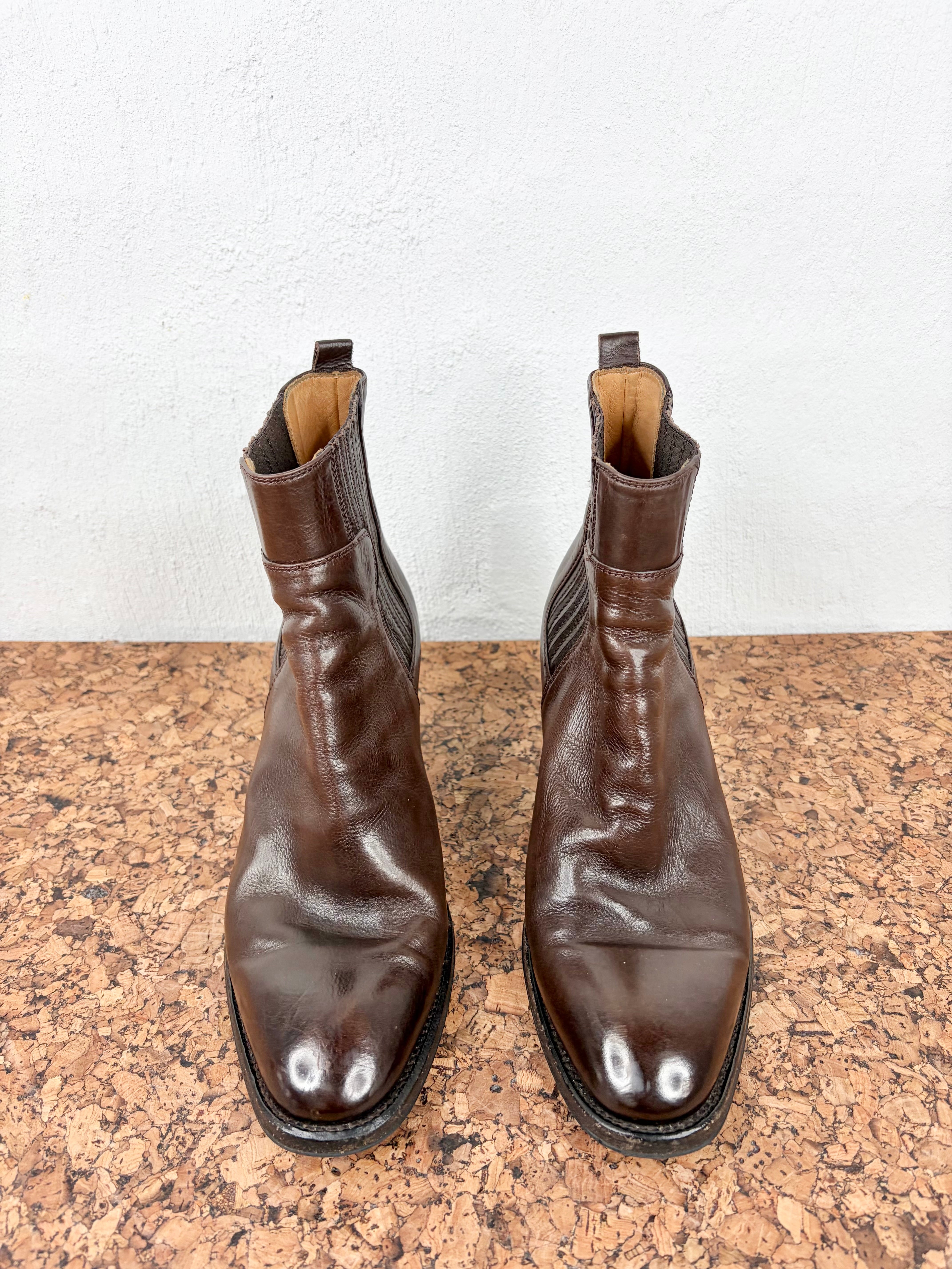 Alberto Fasciani Chocolate Ankle Boot - EU40