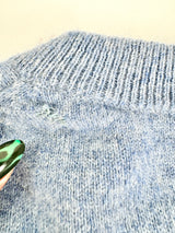Altuzarra Winter Sky Blue Cashmere Twist Sweater - AU8/10