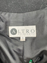 Altro by Digbys Black Wool Blend Coat - AU8/10