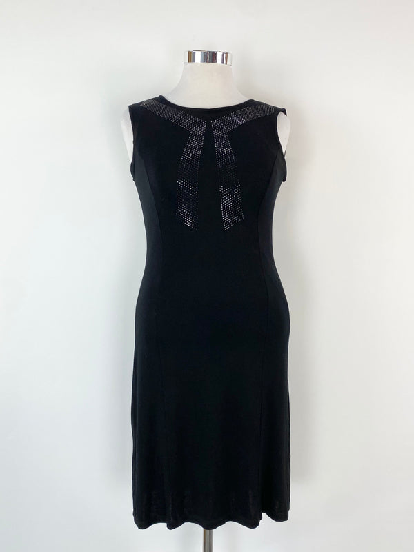 Alain Murati Black Stretchy Midi Dress - AU12