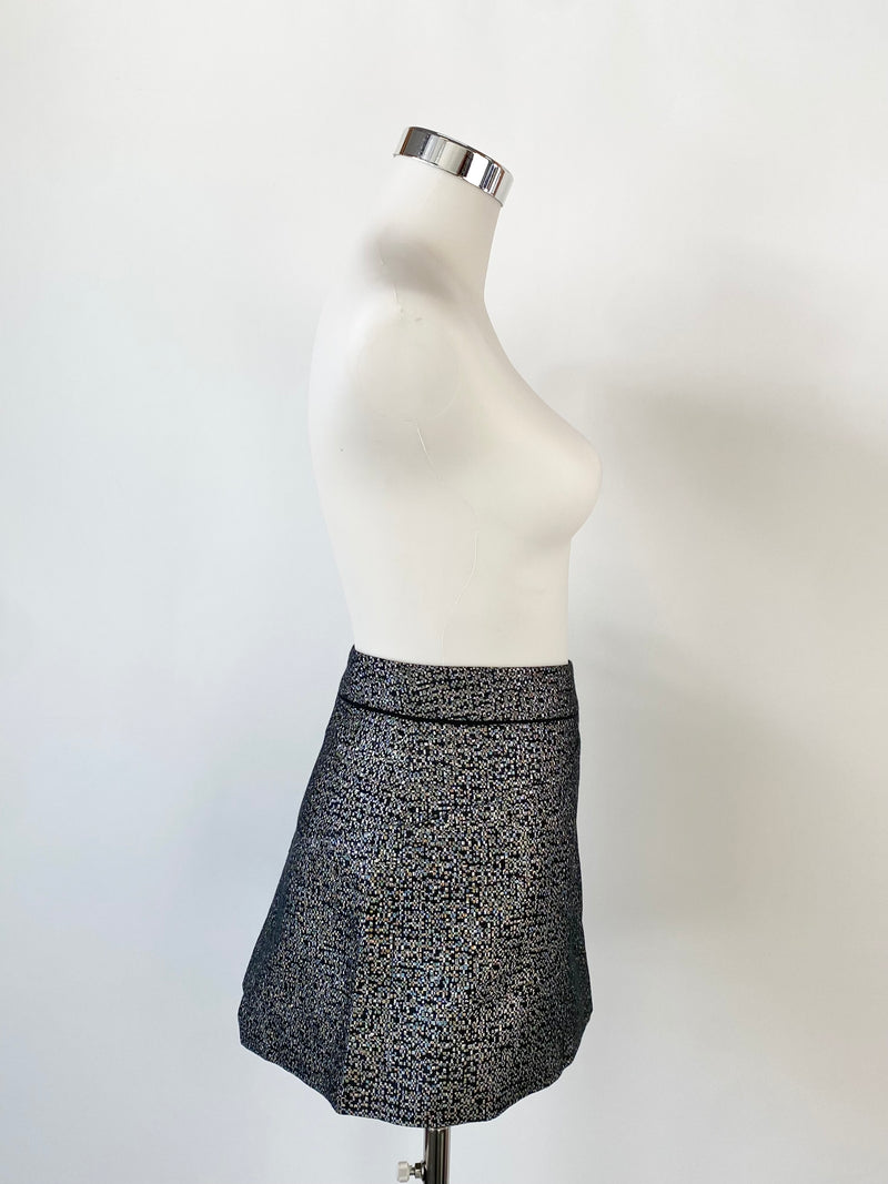 Zadig&Voltaire Deluxe 'Jakiko Pixel'  Holographic Skirt - AU10