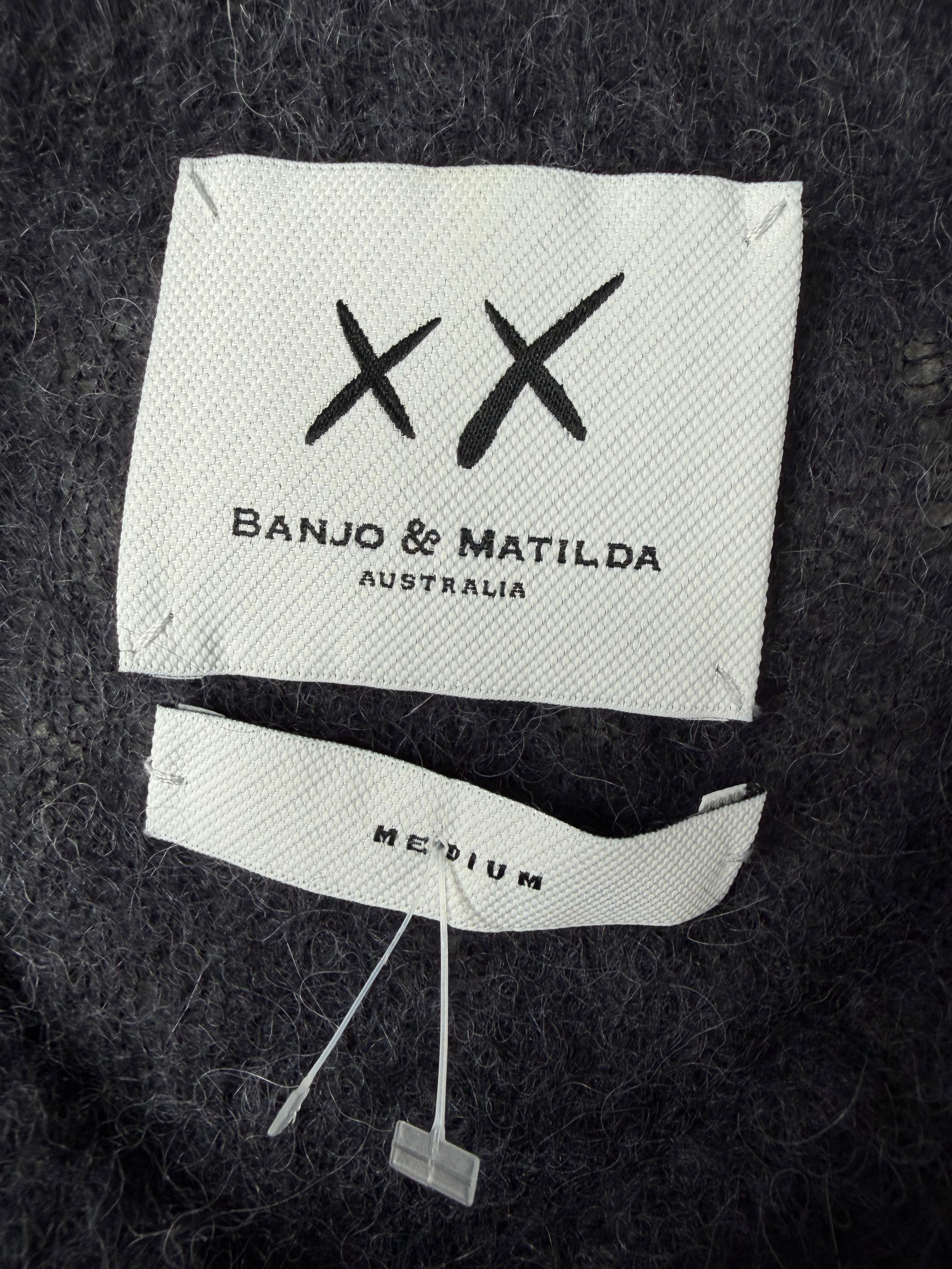 Banjo and Matilda Grey Ombre Cashmere Knit - AU10/12