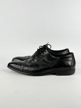 Peter Jackson Black Leather Derby Shoes - EU46