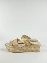 Husk Straw Espadrilles - EU38