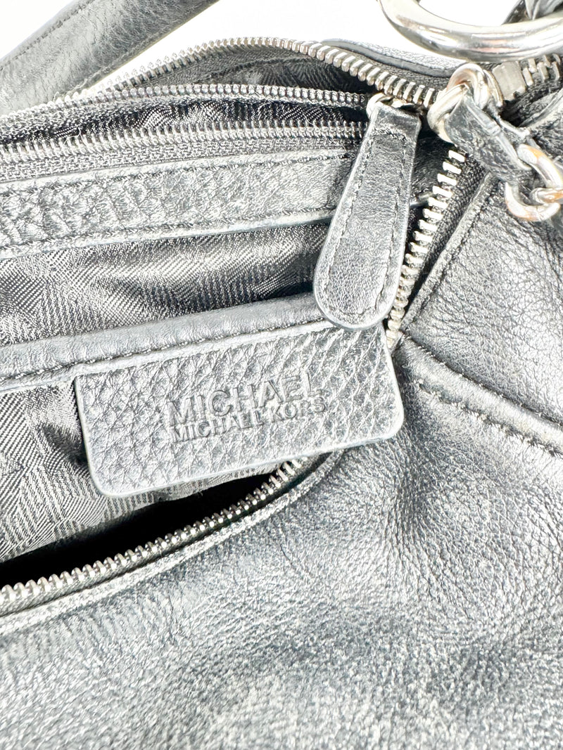 Michael Kors Black Leather Shoulder Bag
