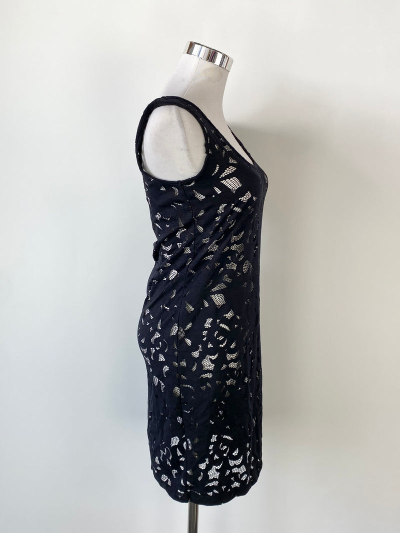Zimmermann Black Lace Midi Dress - AU10
