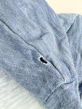 DKNY Jeans Two-Tone Blue Wash Crop Top - AU12/14