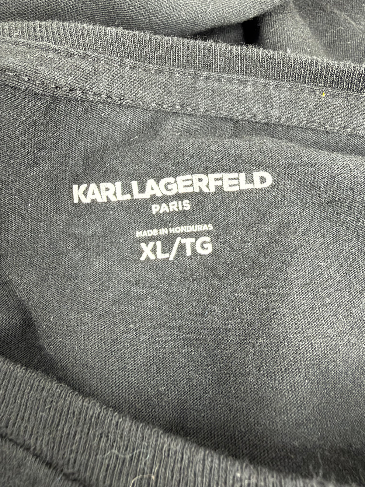 Karl Lagerfeld Black Skull with Sunglasses T-Shirt - XL