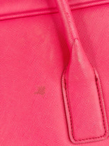 Oroton Crimson Red Leather Briefcase Bag