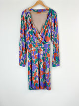 Missoni Multicolour Viscose Long Sleeve Dress - AU12/14