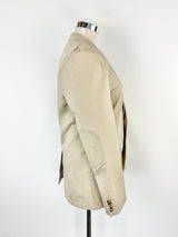 Goodwin Charli Cement Cotton Blazer - 42R