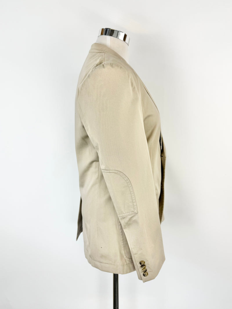 Goodwin Charli Cement Cotton Blazer - 42R