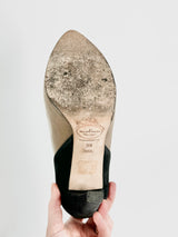 By Malene Birger Taupe & Black 'New Sexy' Pumps - EU39