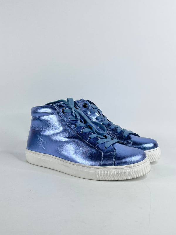 ELK Metallic Lilac 'Kali' High Top Sneakers - EU38