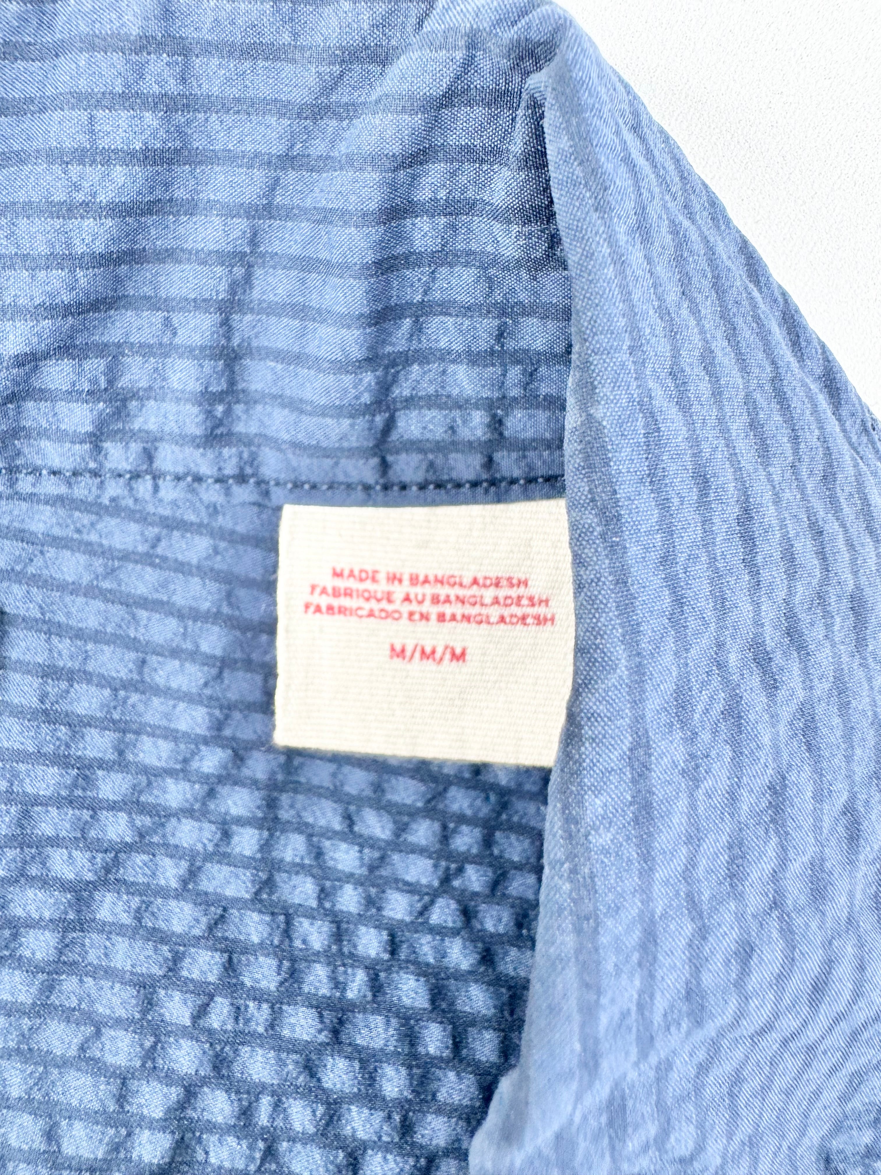 Vintage Levi's Blue Shirt Sleeve Shirt - M